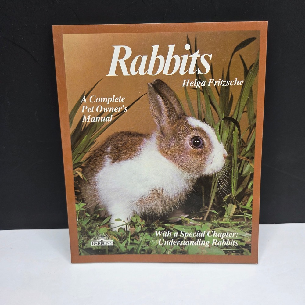 Barron's Rabbits Pet Owner's Manual Helga Fritzsche 1983 Vintage Paperback Book